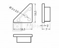 StrongLumio end parts for Cabi profile black (pair)