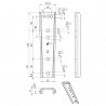 HETTICH 1.20.420.02.05 Plug-in connection fittings type 2