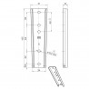 HETTICH 1.20.420.01.05 Plug-in connection fittings type 1