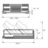 HETTICH-9132953 Amari vnitřní výsuv na boty 400 - 500 mm