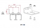 TERNO upper line holder art.122 40 - 80kg