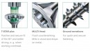 SPAX screw 3,5x30 countersunk head TXS, W, 4C MH