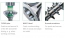 SPAX screw 4x30/18 countersunk head TXS, W, 4C MH, partial thread