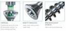 SPAX screw M 4x60/40 countersunk head TXS, W, C, partial thread