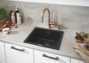 GROHE 31654AP0 Sink K700 60-C 533 x 457mm granite black