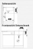 BLANCO 523938 Sink Zenar 5S white InFino with eccentric Silgranit PuraDur