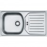 FRANKE Sink ETN 614 N/7L Ethos 3 1/2 stainless steel drain left