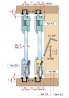 TERNO set for sliding glass 1 door max. 40kg