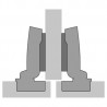 HETTICH 9090300 Sensys 8631i semi-loaded 95° SiSy, tl. up to 32mm, 45x9.5, screw