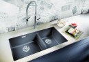 BLANCO 523593 Sink Subline 480/320-U coffee InFino manual Silgranit PuraDur