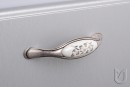 TULIP Knob Margarita antique brass/porcelain beige