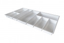 K-BLUM Antaro M 500mm/30 kg, white, screw+sideboard SKY 500/90 (816x474mm) white
