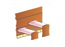 TERNO guide rail 300/AS for bed anodized 2m