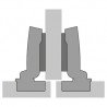 HETTICH 9073618 Sensys 8645i semi-loaded 110° SiSy, 45x9.5, screw