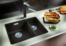 BLANCO 523562 Sink Subline 340/160-U white InFino manual Silgranit PuraDur