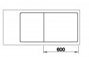 BLANCO 523529 Sink Axia III XL 6S-F white InFino with eccent. Silgranit PuraDur