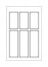 Sideboard Classico Kristall softTouch 40 (322 x 474 mm) black