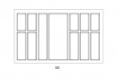 Sideboard Classico Kristall softTouch 90 (822 x 474 mm) black