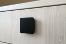 TULIP Knob Square black+screws