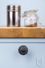 TULIP Knob Virella S antique pewter + screw