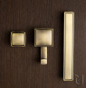 TULIP Knob Locarno antique brass brushed