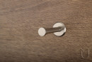 TULIP Hook Filip 72 stainless steel brushed + screws
