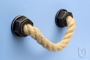 TULIP Knob Spaccata rope/antique black