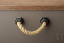 TULIP Knob Spaccata rope/antique black
