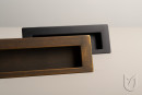 TULIP Handle recessed Shellby black matt