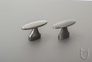 TULIP Knob Graffito dark shiny nickel