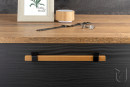 TULIP Handle Beam 192 oak lacquered/black matt