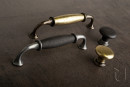 TULIP Knob Victoria antique black