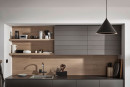 REHAU Flipdoor Titanio, matt/gray body 900/780 mm
