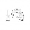 BLANCO 523103 Tap Mili anthracite Silgranit®-look