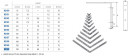 STRONG Angled bracket 60x60mm white zinc