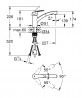 GROHE 30305001 Tap Eurosmart with dual shower chrome