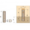 KNAPP K067 plastic pin 8x36