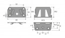HETTICH 25182 Central beam coupling set
