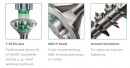 SPAX screw 4x50/32 countersunk head TXS,W,4C MH,stainl. steel A2,partial thread