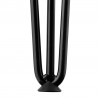 STRONG table leg wire 420mm, black matt