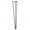STRONG table leg wire 710 mm, black matt