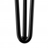 STRONG table leg wire 710 mm, black matt