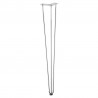 STRONG table leg wire 710 mm, chrome