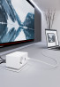 VersaQ HUB 1x 230V,1x RJ45,USB-A+C 5V,1x HDMI,QI charging support,white,Schuko