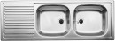 BLANCO 500374 Sink Top EZS 12x4-2 stainl. steel natural gloss without eccentric
