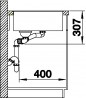 BLANCO 523489 Sink Axia III 6S-F anthr. InFino with eccent. Silgranit PuraDur