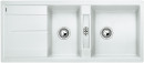 BLANCO 513064 Sink Metra 8 S white without eccentric Silgranit PuraDur