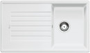BLANCO 516740 Sink Zia 45 SL white without eccentric Silgranit PuraDur