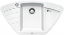BLANCO 514750 Sink Zia 9 E white with Silgranit PuraDur eccentric