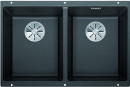 BLANCO 523574 Sink Subline 350/350-U anthracite InFino manual Silgranit PuraDur